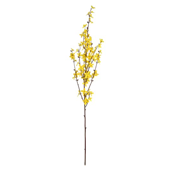 Artificial Yellow Forsythia Flower Spray, 3ct. By Vickerman | 40" | Michaels®